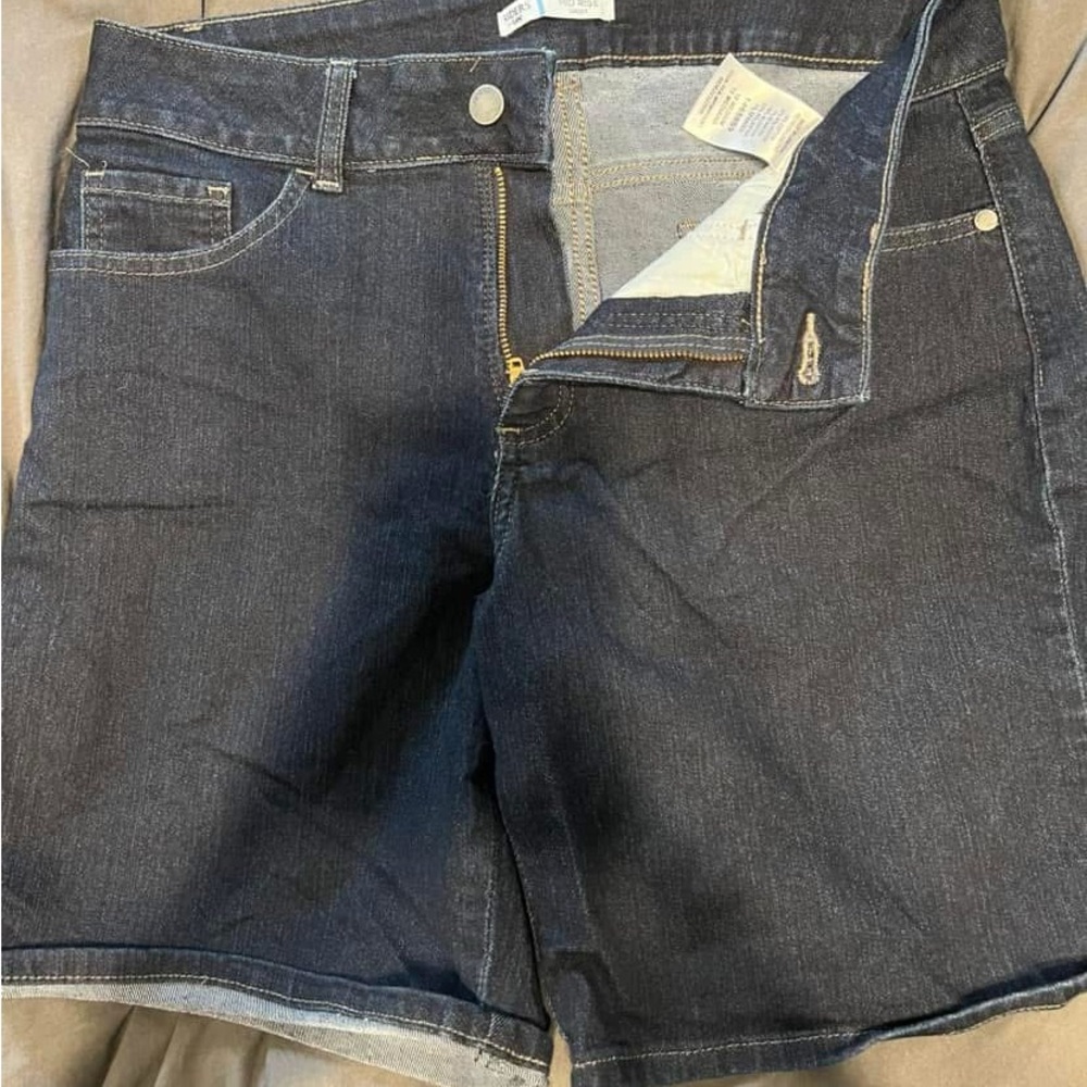 Riders by Lee Women's Dark Blue Jean Shorts